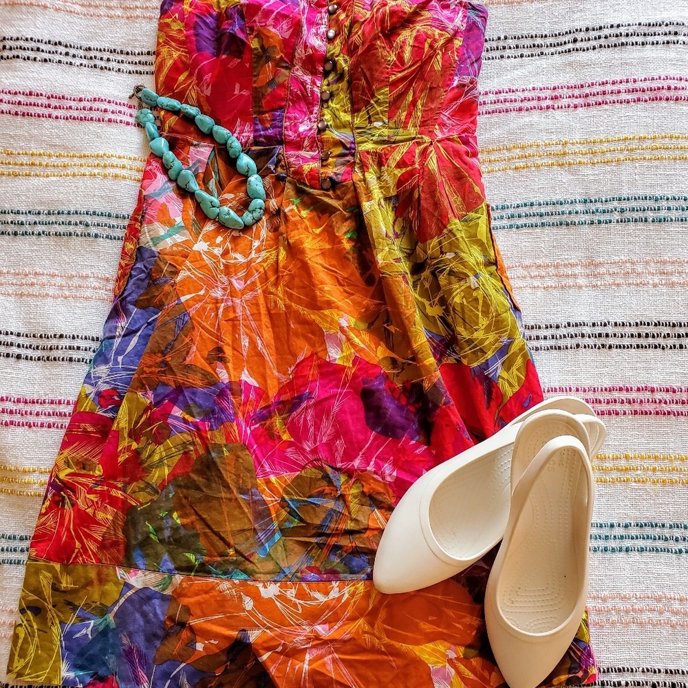 Moulinette Soeurs by Anthropologie Strapless Dress